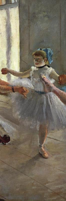 Edgar Degas Details of The Rehearsal